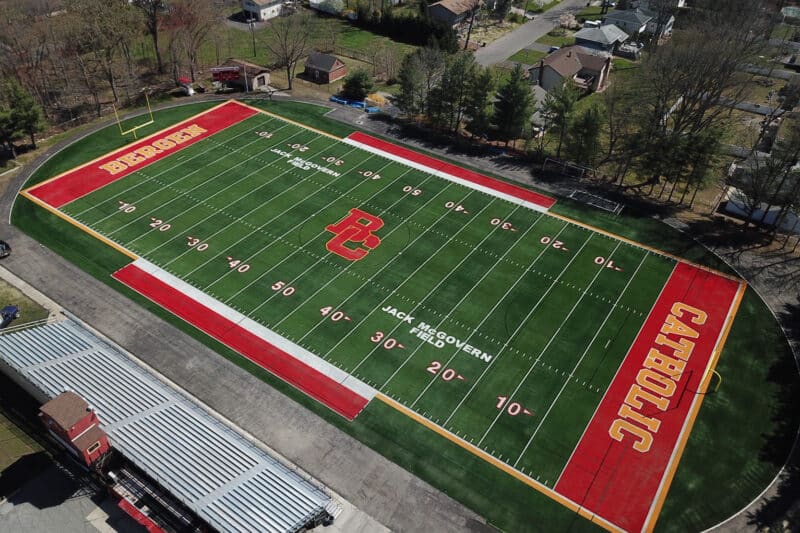 Bergen Catholic High School Turf Installation