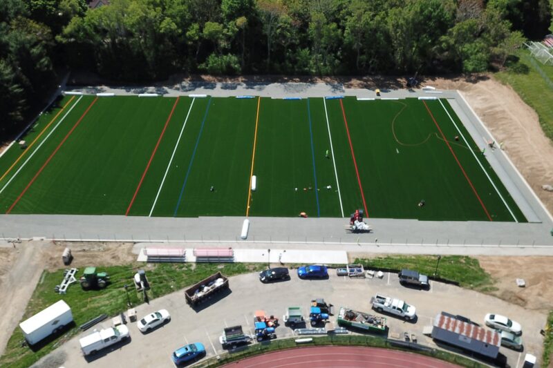 Friends Academy Turf Construction