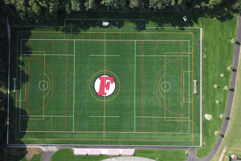 Friends Academy Turf Construction