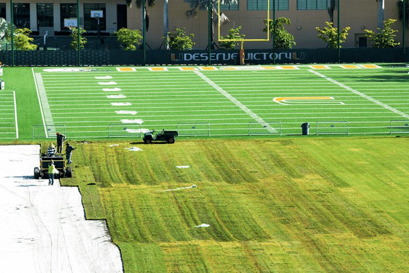 University of Miami Football Practice Fields
