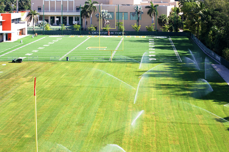 University of Miami Football Practice Fields