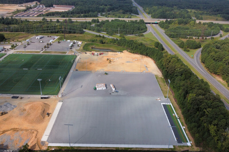 general contracting for athletic fields