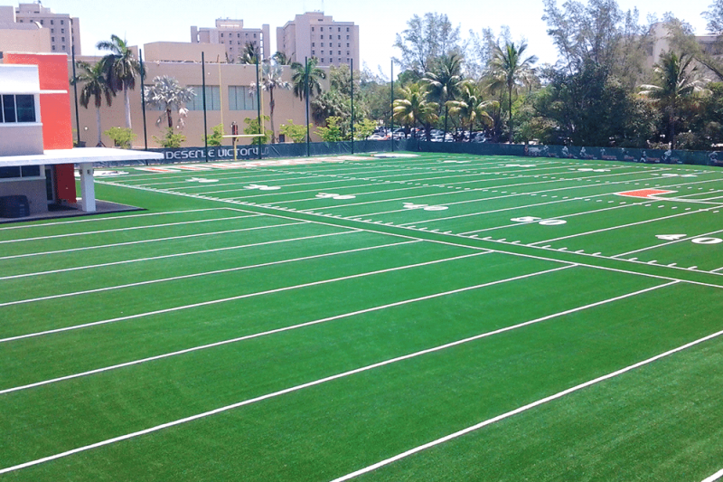 University of Miami Football Practice Fields